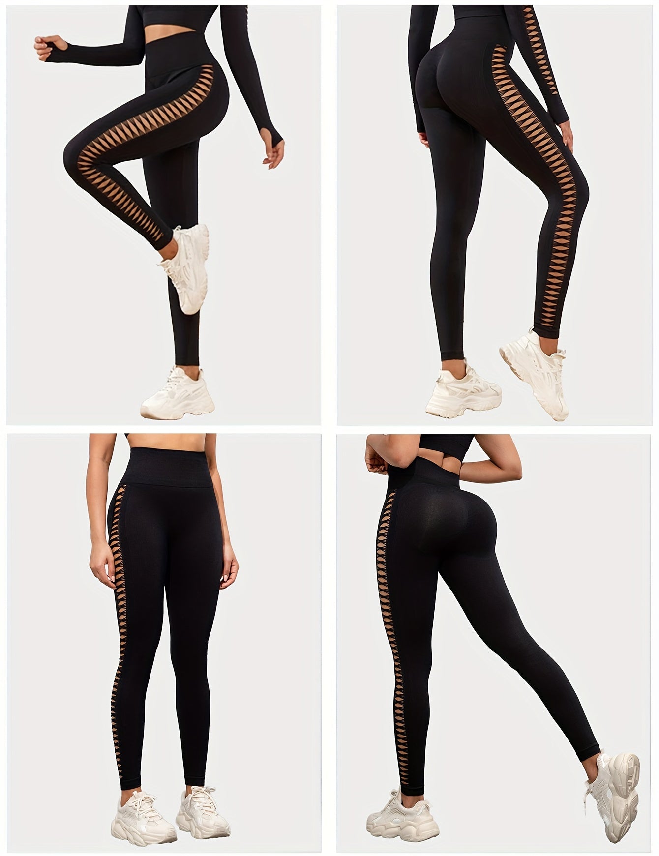 AirSculpt Seamless Tie-Dye Hollow Yoga Pants
