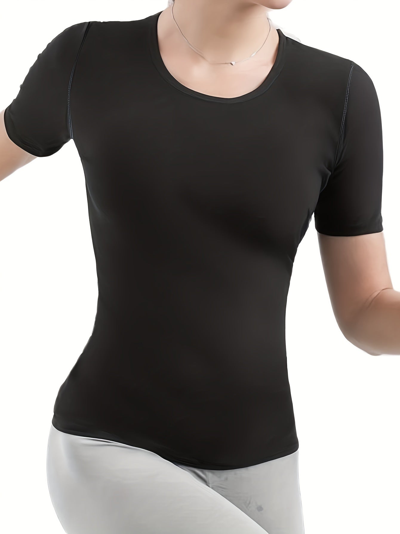 SculptDry Women’s Sweat-Wicking Short Sleeve Sports Shirt