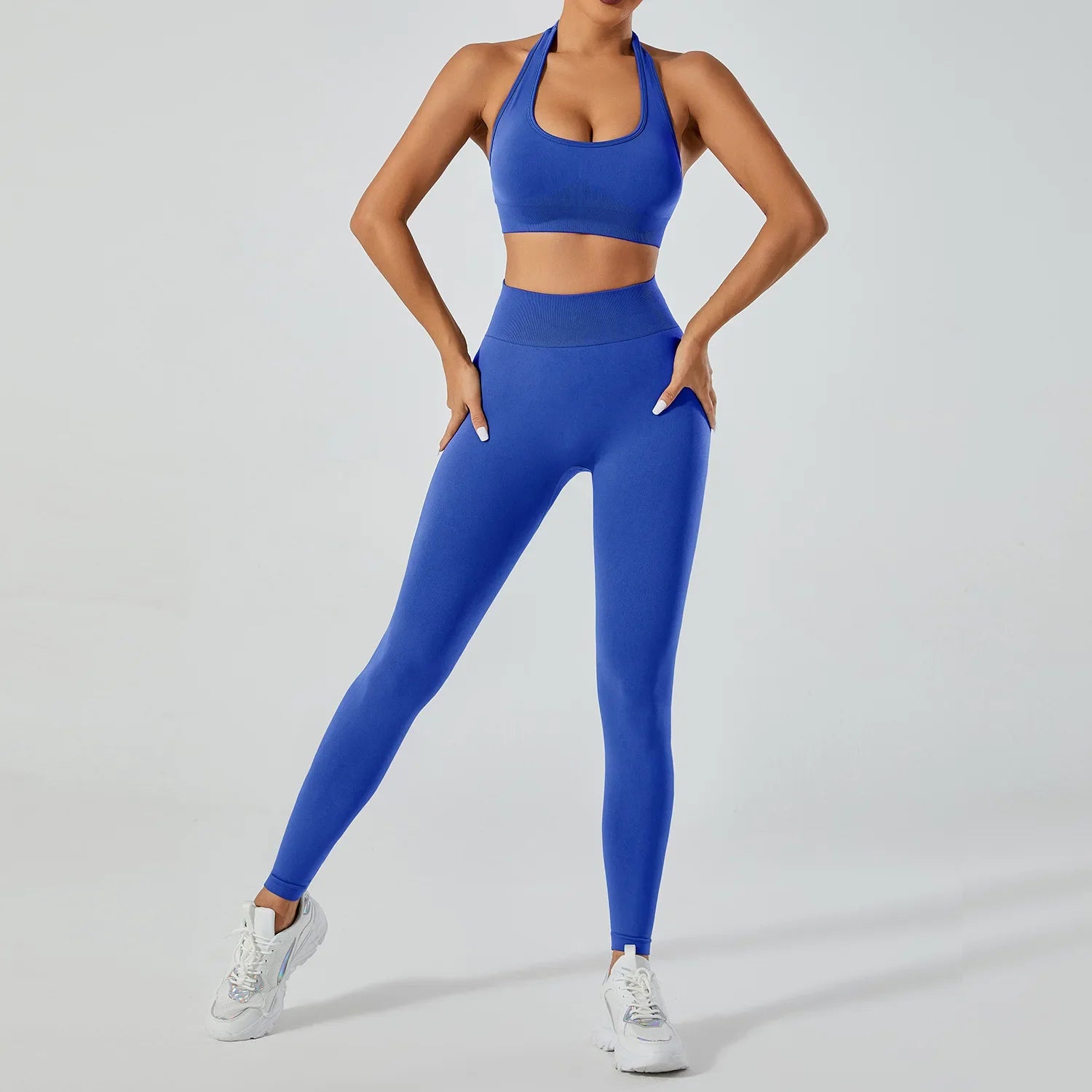FlexFlow Seamless Yoga Set – Legging and sport Bra