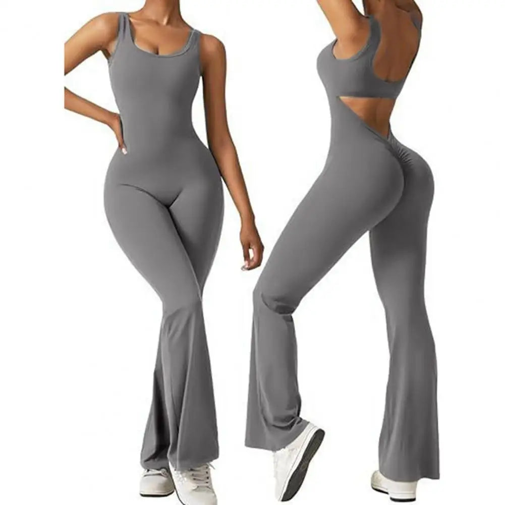 FlowFit Seamless One-Piece Yoga Jumpsuit