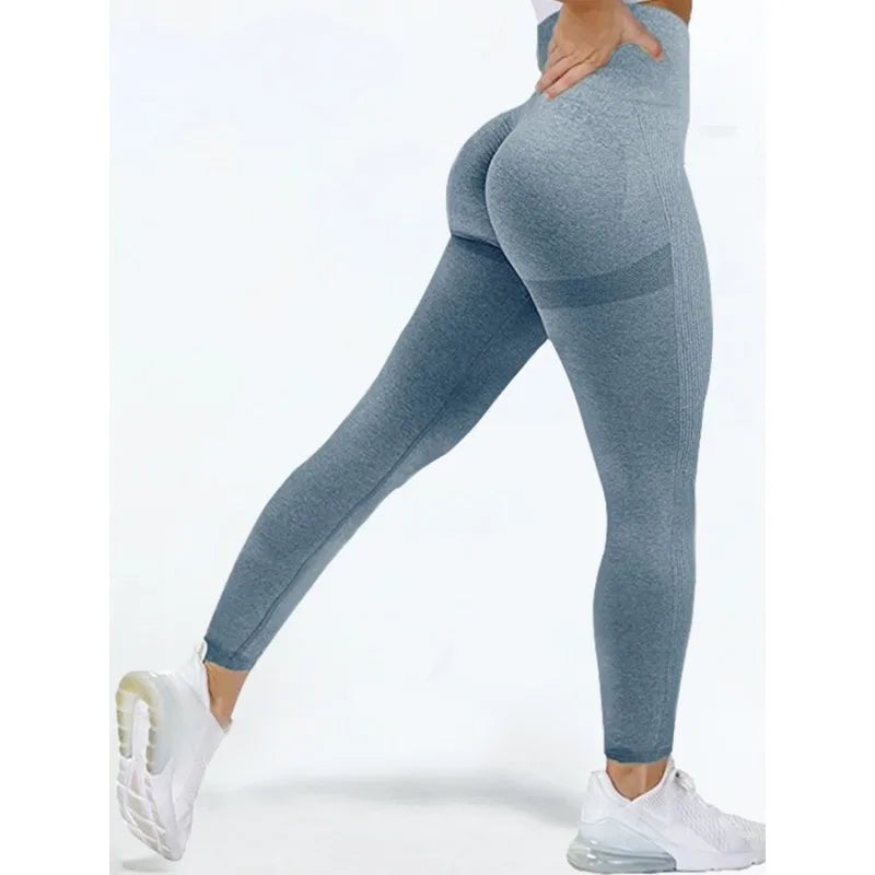 SculptFit Seamless High-Waist Push-Up Leggings  and Shorts