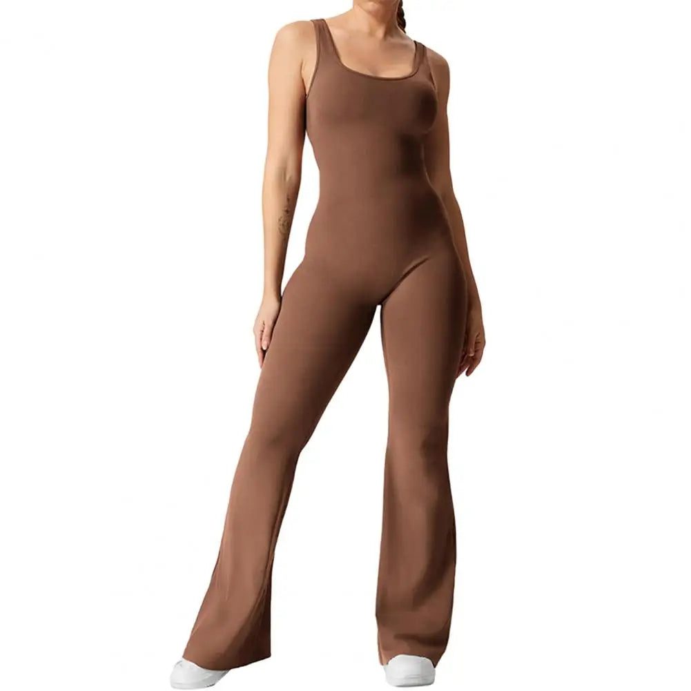 FlowFit Seamless One-Piece Yoga Jumpsuit