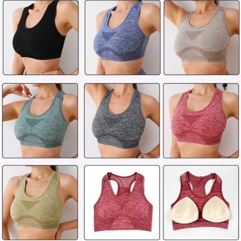 SeamlessFlow Yoga Set Gym Shorts & Sport Bra