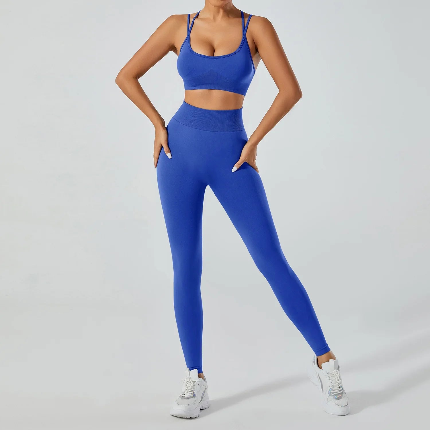 FlexFlow Seamless Yoga Set – Legging and sport Bra