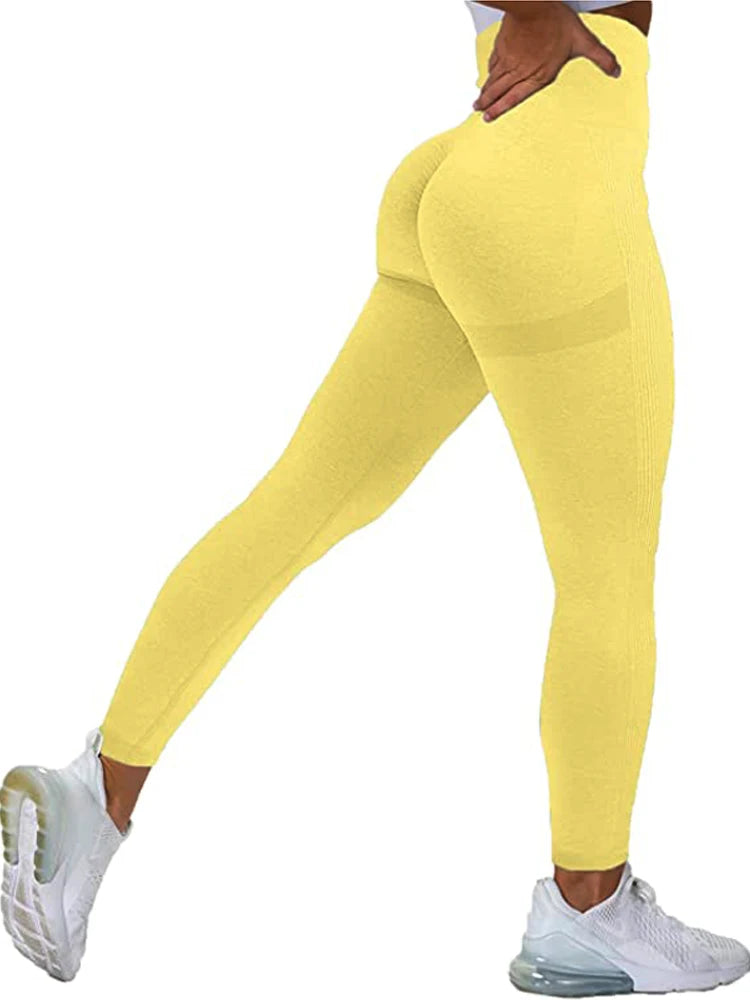 SculptFit Seamless High-Waist Push-Up Leggings  and Shorts