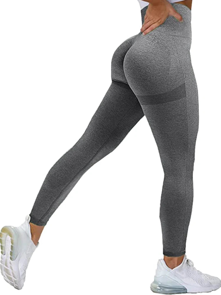 SculptFit Seamless High-Waist Push-Up Leggings  and Shorts