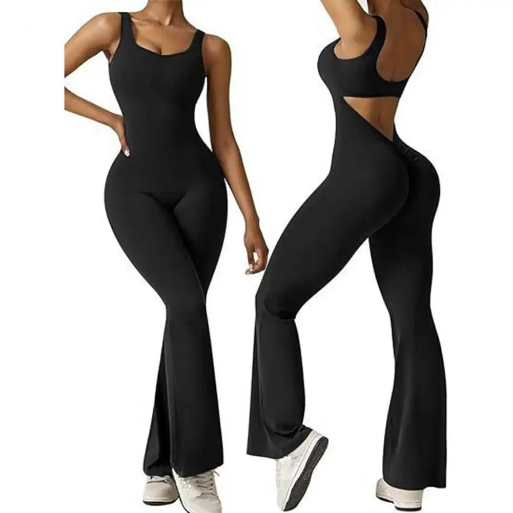FlowFit Seamless One-Piece Yoga Jumpsuit