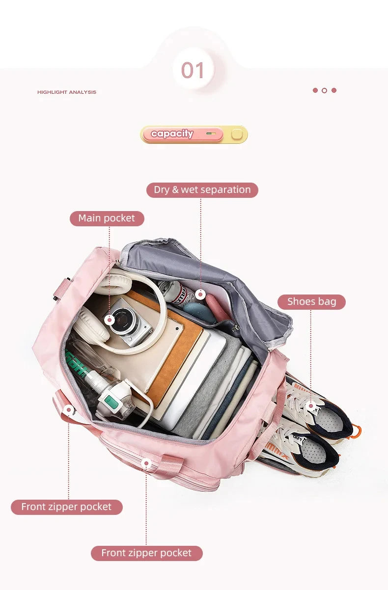 ActiveCarry Gym Backpack with Dry & Wet Compartments